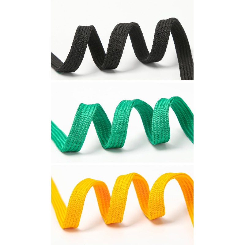 [Sechunk] Flat Shoelace Set, 1 Pair, 29 Colors, 12 Lengths,
