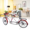 Tandem Mini Bicycle Model High Simulation Exquisite Details Alloy Bike