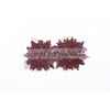 Simply Products Pack of 6-10cm Glitter Hanging Decoration, Snowflakes Christmas