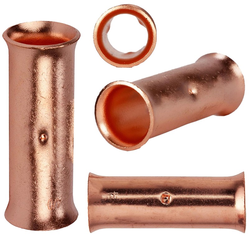 SVAAR 6 Gauge Flared Barrel Butt Splice Connectors Kit 30PCS