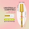 Pana Professional USA Gold TAPERED Barrel Bit Nail Drill (Grit: