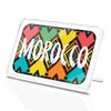 Classic Rectangle Magnet with Stand - Morocco African Tribal Design