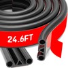 CHUANJI Tonneau Cover Seal, Truck Topper Seal Rubber Weather Stripping
