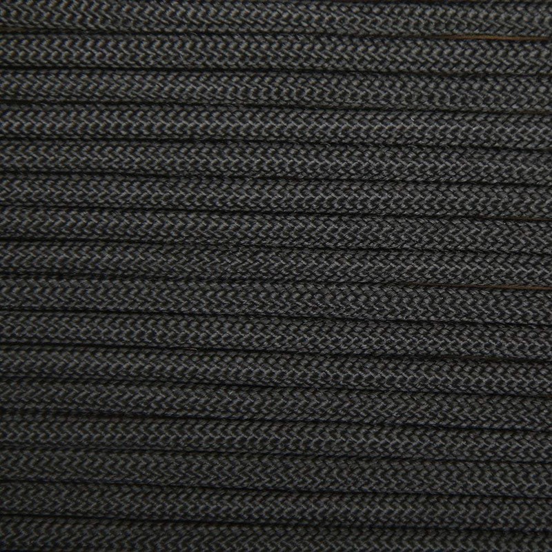 Wolike 7 Strand 100% Nylon Rope 550 Paracord Fire Cord(Black,