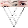 Namvo Eyebrow Tattoo Ruler Mean Caliper, Stainless Steel Foldable Eyebrow