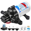 2088-403-144/2088-554-144 Diaphragm Pump,12 V 45 PSI RV Water Pump,3.5 Gallons