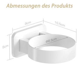Alriedy Supporto per asciugacapelli senza foratura, supporto per asciugacapelli, supporto da parete per asciugacapelli, supporto per asciugacapelli, supporto per asciugacapelli, in acciaio inox 304,
