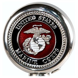 PRO PAD INC Motorcycle Flag Pole Decorative Topper - Marine Corps | Premium Metal, Durable, and Stylish | Perfect for Marine Corps Supporters, Veterans, and Enthusiasts | Easy to Install