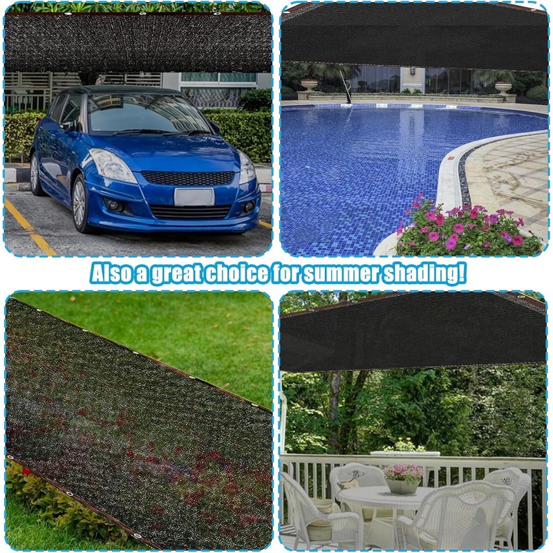16 x 26FT Pool Leaf Net Cover, Thicken Rectangle Leaf