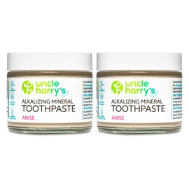 Uncle Harry's Anise Remineralizing Toothpaste | Natural Whitening Tooth Paste Freshens Breath & Promotes Enamel | Vegan Fluoride Free Toothpaste