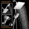 HotelSpa 10.5-in Rain Shower Head/Handheld Combo. Convenient Push-Button Flow Control