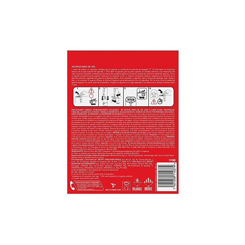 Air Wick® Freshmatic® Aparato Aromatizante De Ambiente Automático, Aroma Manzana