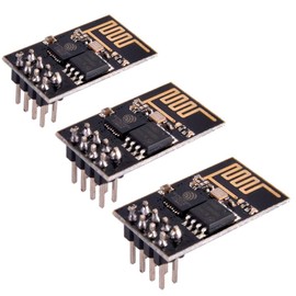 Hailege 3pcs ESP8266 ESP-01 ESP01 Serial WiFi Wireless Transceiver Wireless WiFi Module Development Board LWIP AP+STA