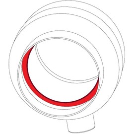 Kondenswassersammler Kondenswasserabscheider ø 125 mm weiß