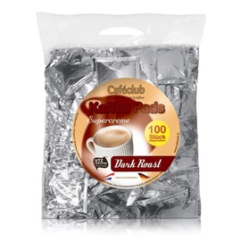 Cafeclub Supercreme Mega Bags Coffee Pods Dark Pack of 100
