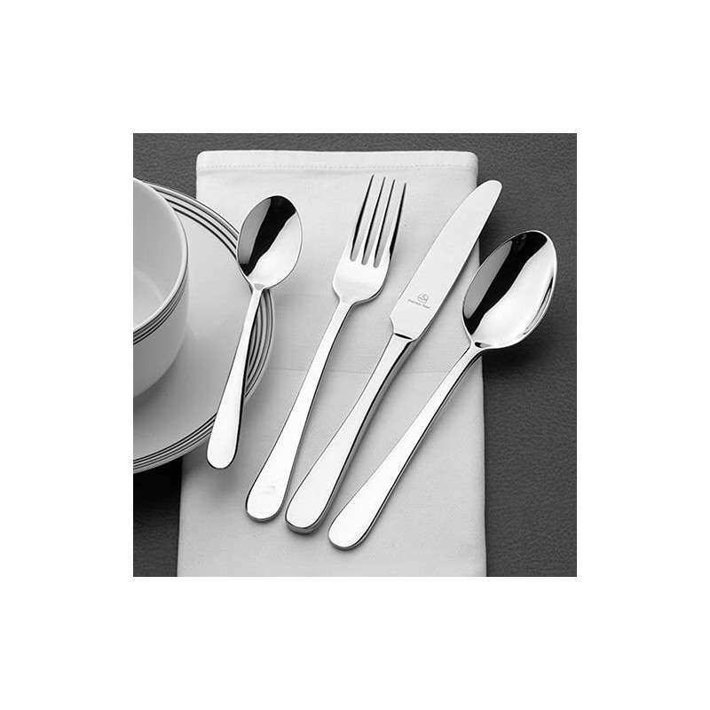 Grunwerg TASWDR Table Spoons, Pack of 12, Stainless Steel