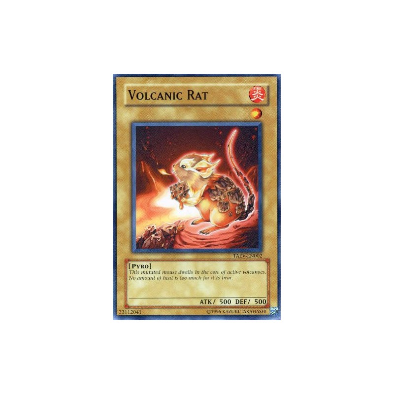 Yu-Gi-Oh! - Volcanic Rat (TAEV-EN002) - Tactical Evolution - Unlimited