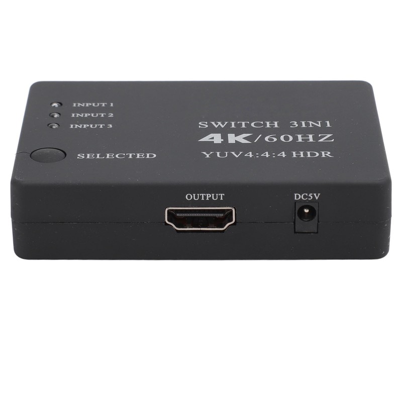 3 in 1 Out HD Multimedia Interface Switch 4K 60HZ