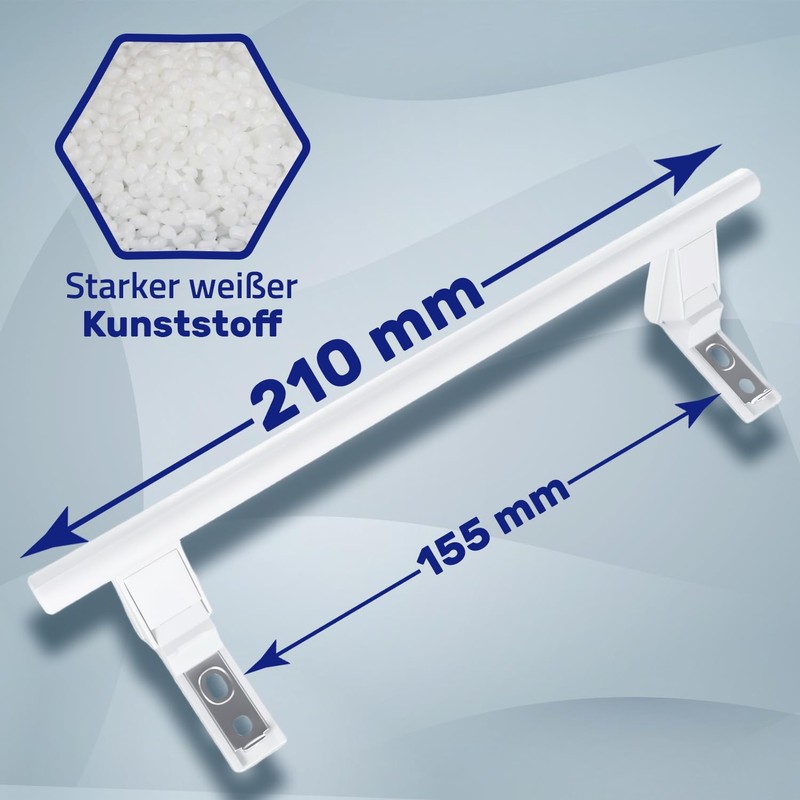 MONTERAL Liebherr Fridge Handle 210 mm x 155 mm with