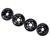 Instrike Set of 4 Komet 82A outdoor professional castors for high demands (76 mm)
