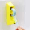 Sun-Star Stationery Lacut Magnetic Tape Cutter, yelow