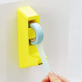 Sun-Star Stationery Lacut Magnetic Tape Cutter, yelow