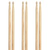 Windspeed 3 Pairs Drum Sticks, Classic Maple Wood Tip Drumsticks
