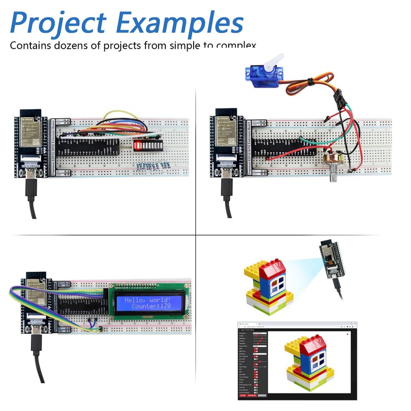 FREENOVE Super Starter Kit for ESP32-WROVER (Included) (Compatible with Arduino