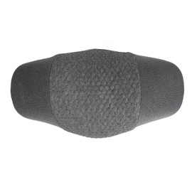 Neck Roll Pillows Round Neck Support Memory Foam Relieve Discomfort Cylindrical Cervical Pillow for Sleeping Grey