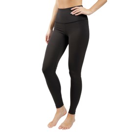 90 Degree By Reflex High Waist Squat Proof Interlink Leggings for Women - Black - XXXL