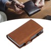 Wallet Aluminium Alloy PU Anti Lost Ultra Thin ID Credit