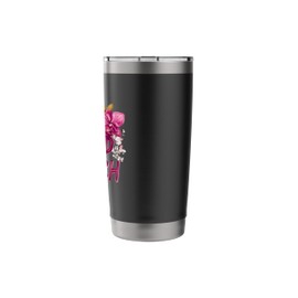 Pretty Orchid Wildflower Costume with Smooch Saying Stainless Steel Insulated Tumbler
