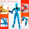 GVFYY Juego de 4 Lucky Dummy T13 Figure, Robot Multiarticulado