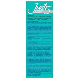 Just 5 Women's 5 Minute Permanent Hair Color, Jet Black
