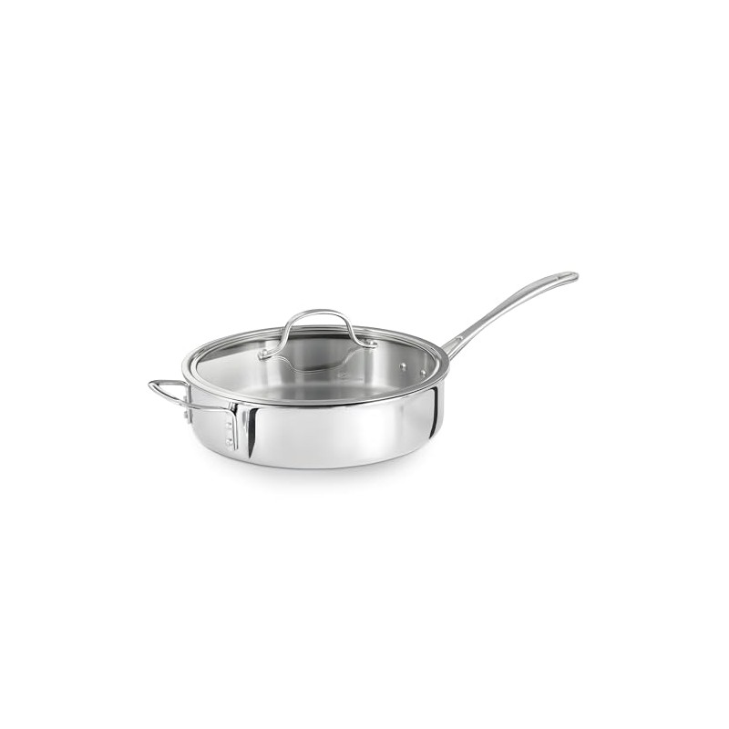 Calphalon Tri-Ply Stainless Steel 3 qt. Sauté Pan & Cover