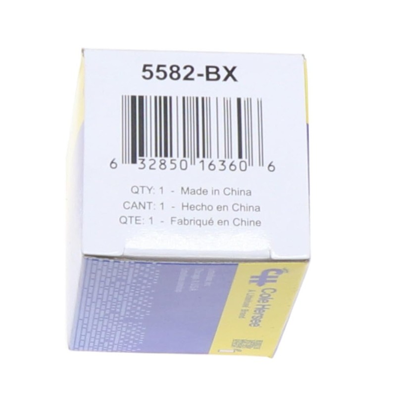 Cole Hersee 5582 Silver SPST On-Off Toggle Switch