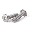SUNXULIMI M6 x 45mm Flat Round Head Hex Socket Cap