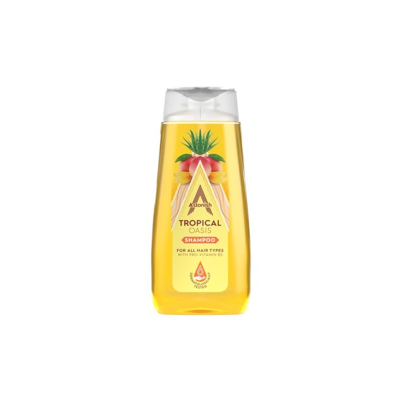 Astonish Tropical Shampoo with Pro-Vitamin B5, 400ml