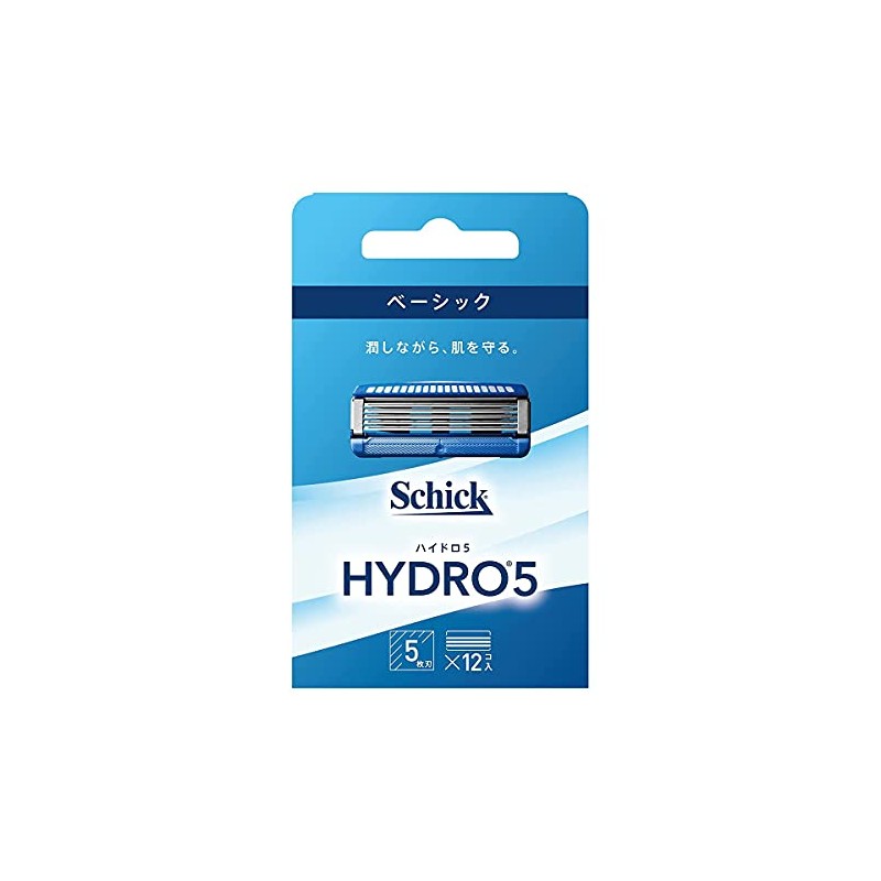 Hydro Schick Hydro 5 Basic Replacement Blades (12 Pieces), Skin