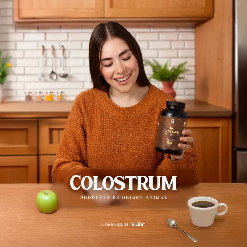 Calostro Bovino De 240 Cápsulas De 700 Mg. 100% Puro.