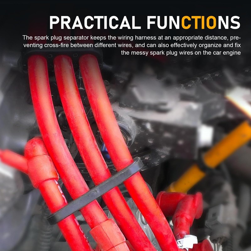 Ferianl 12PCS Spark Plug Wire Separator, 7mm 8mm 8.5mm 8.8mm