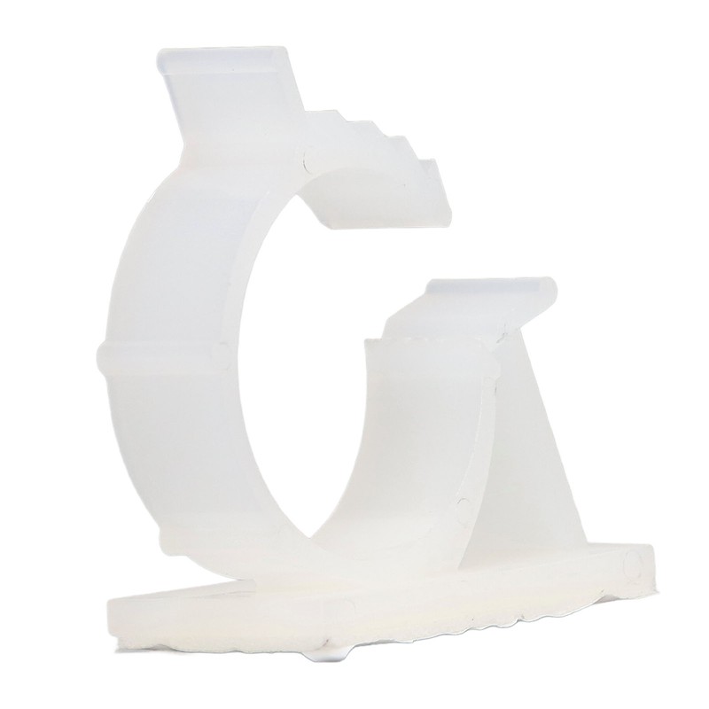 100Pcs Cable Management Clip Adjustable Adhesive PA66 Nylon Cord Organizer