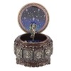 Vintage Music Box with 12 Constellations Rotating Goddess Twinkling LED