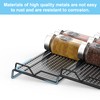 Bomclap Spice Rack 2PCS, Wood Material, 12.5x9.4 inches, Black, for