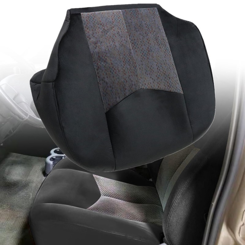 NLQR Front Driver Side Bottom Replacement Cloth Seat Cover Dark