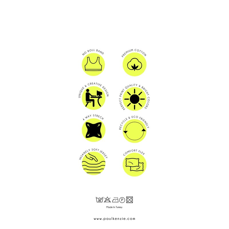Eco Characters Sports Bra - Earth (UK, Alpha, M, Regular,