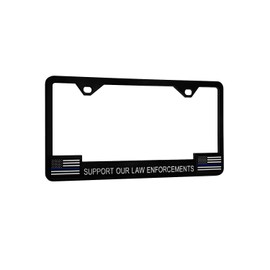 PILOT WL818 First Responder License Plate Frame, Police Blue