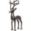 Brandsseller Decorative Reindeer Christmas Decoration Deer Aluminium Silver 15 cm