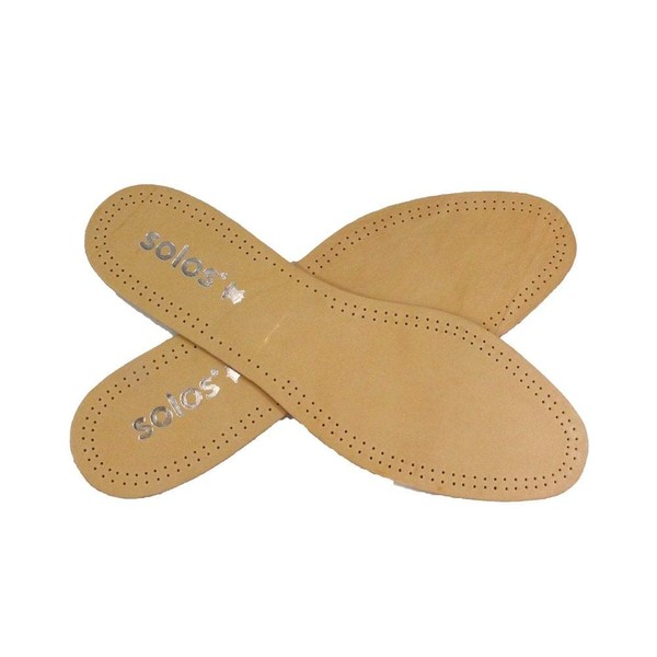 Solos "Exquisit" Leather odour stopper replacement insoles Shoes Boots (E44)
