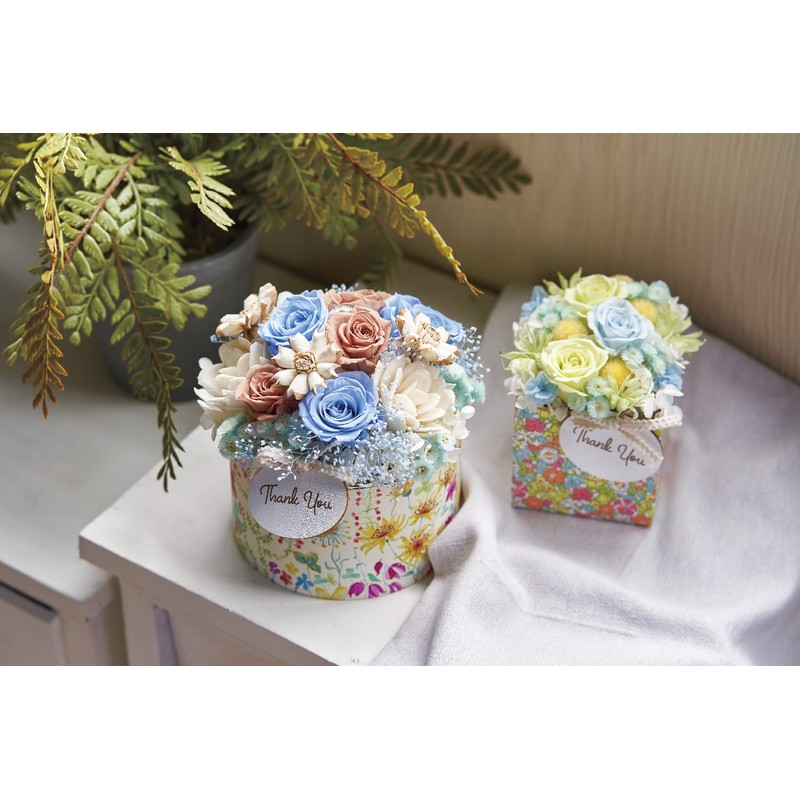 Daichi Farm DO000010-100 Preserved Flowers, Soft Mini Gypsophie Grass, Pink,